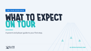Elite Youth Tour blog header reading What to Expect on a Junior Bowling Tour, a parent and player guide